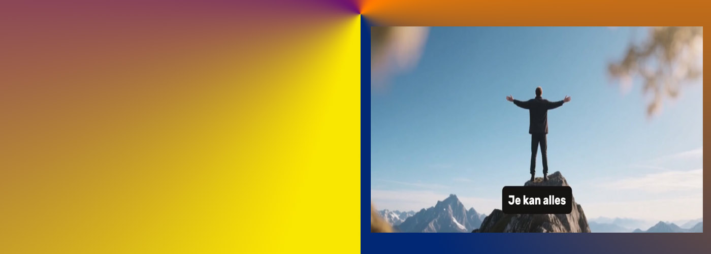 Geen angst, geen zorgen. Alles werkt in je voordeel